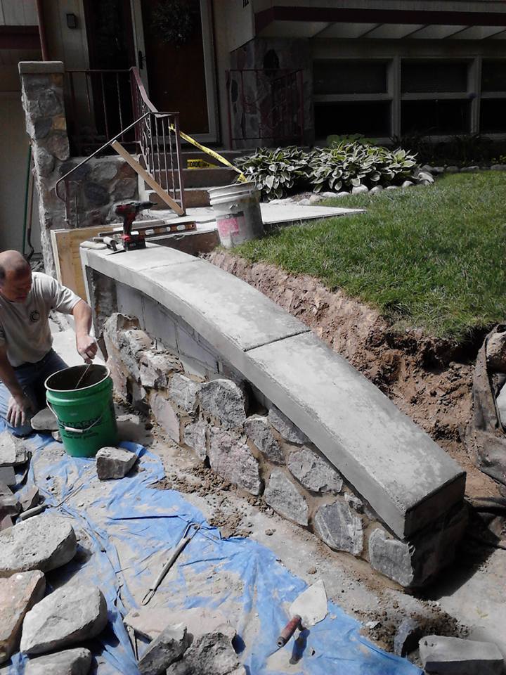 Decorative Stone Wall Masonry Milwaukee