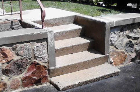 Stone Step Installation in Southeast Wisconsin